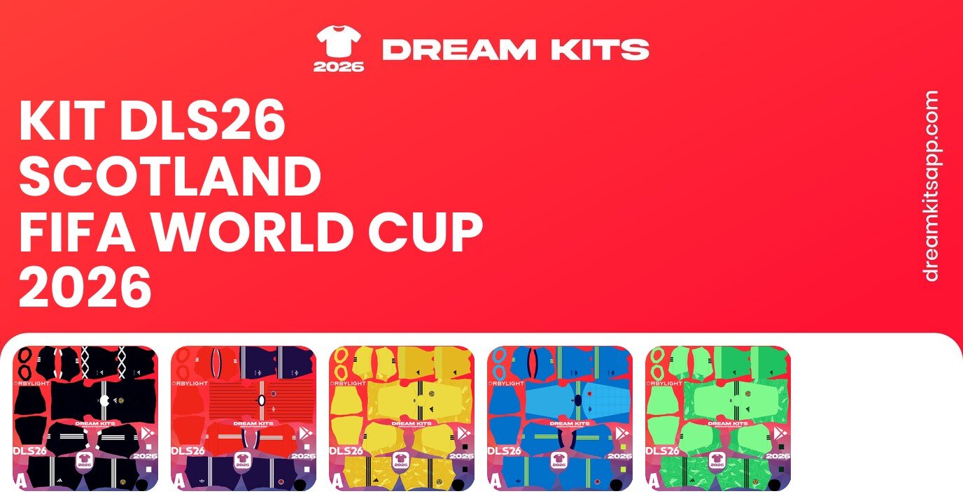 Scotland Kits FIFA World Cup 2026 DLS26