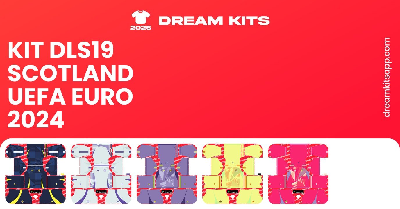 Scotland Kits UEFA EURO 2024 DLS19
