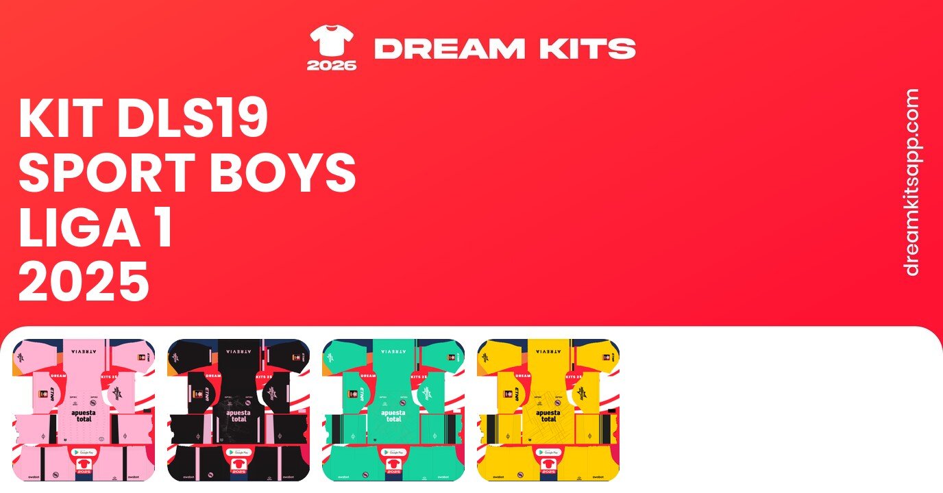 Sport Boys Kits Liga 1 2025 DLS19