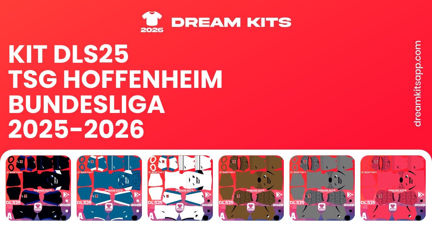 TSG Hoffenheim Kits Bundesliga 2025-2026 DLS25