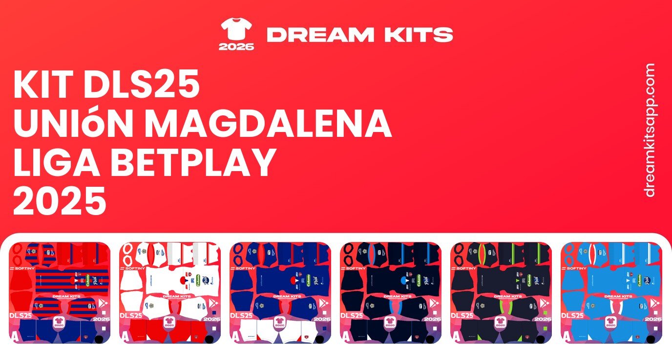 Unión Magdalena Kits Liga BetPlay 2025 DLS26