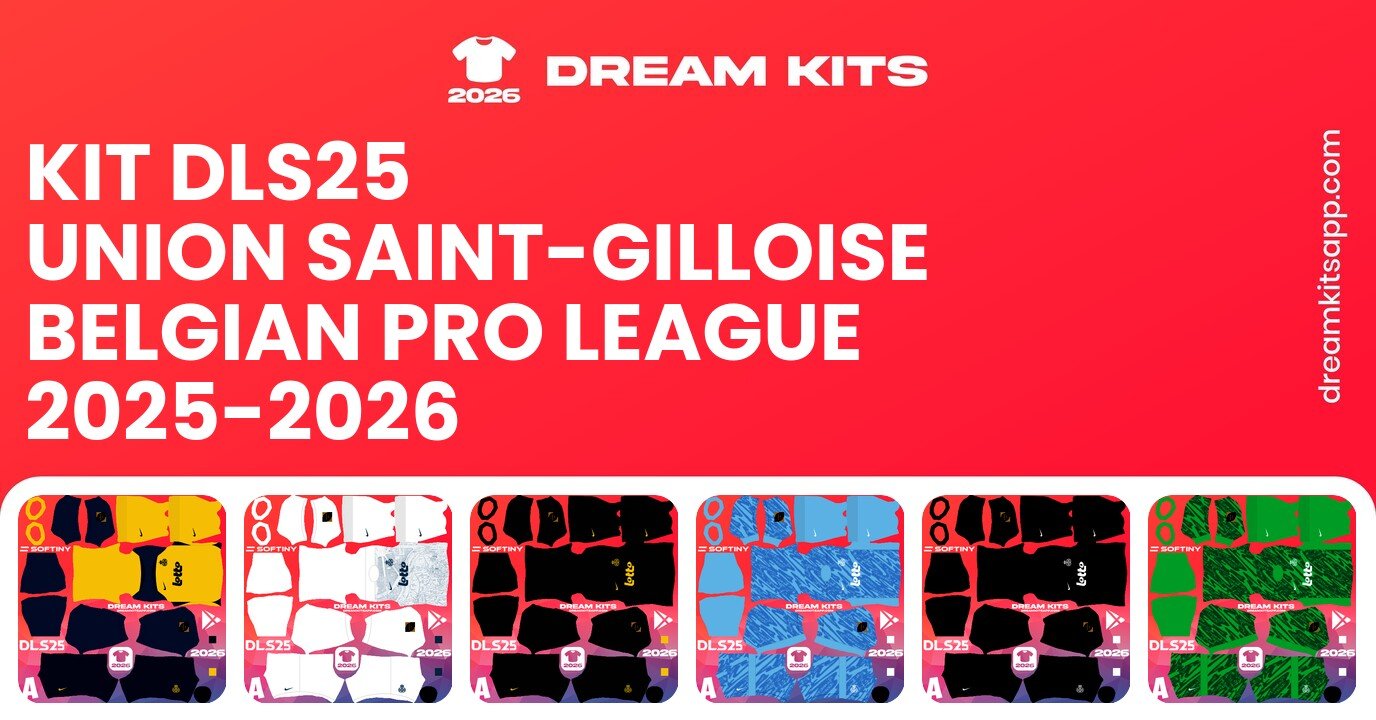 Union Saint-Gilloise Kits Belgian Pro League 2025-2026 DLS26