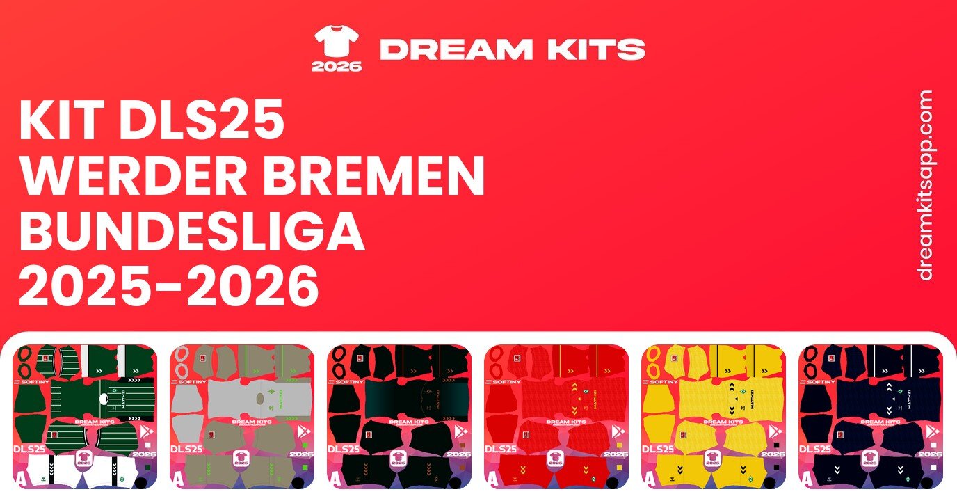Werder Bremen Kits Bundesliga 2025-2026 DLS25