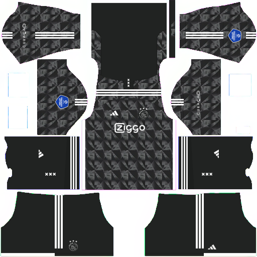 Kit / Uniforme Tercero AFC Ajax 2023-2024 Dream League Soccer 2019 / FTS