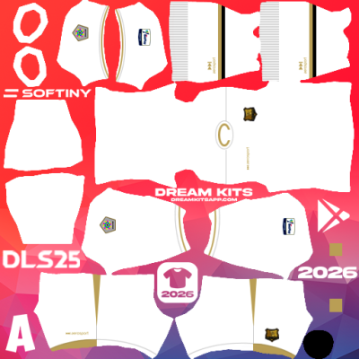 Kit Away Águilas Doradas 2025 Dream League Soccer / DLS 2025