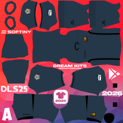 Kit GK Third Águilas Doradas 2025 Dream League Soccer / DLS 2025