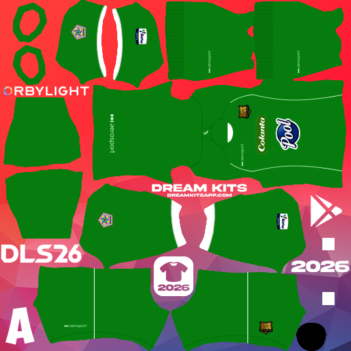 Kit Goalkeeper Third Águilas Doradas 2026 Dream League Soccer / DLS 2026 512x512 PNG