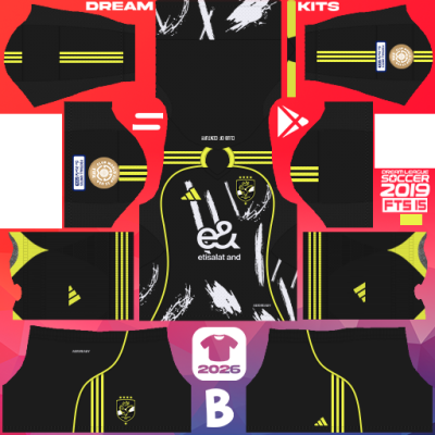 Kit Away Al Ahly Sc 2025-2026 Dream League Soccer 2019 DLS / FTS