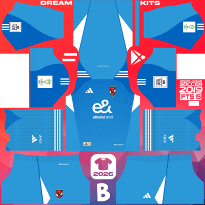 Kit GK Away Al Ahly Sc 2025-2026 Dream League Soccer 2019 DLS / FTS