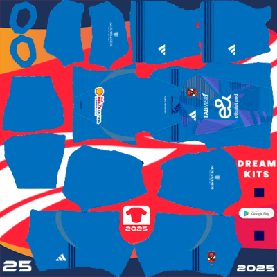 Kit GK Home Al Ahly Sc 2024-2025 Dream League Soccer 2025