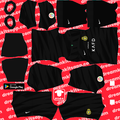 Al-Nassr GK Away kit 2023-2024 Dream League Soccer 2025