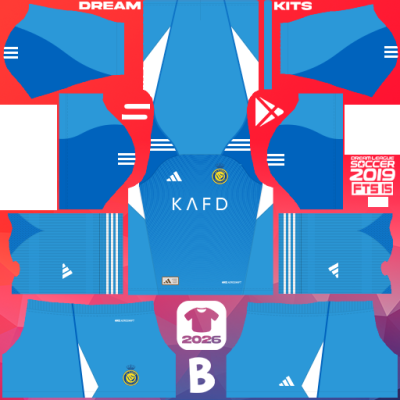 Kit GK Third Al-Nassr 2025-2026 Dream League Soccer 2019 DLS / FTS