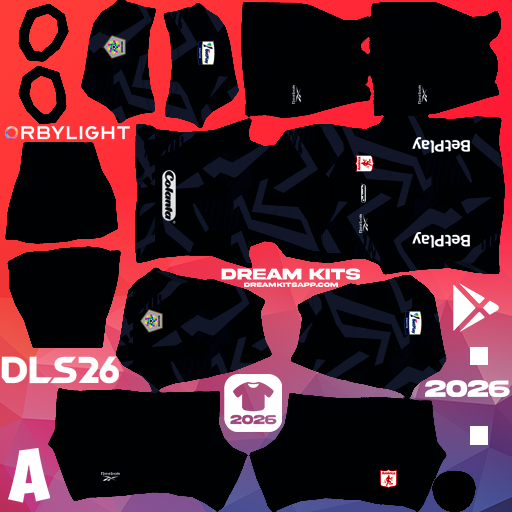 Kit Goalkeeper Third América de Cali 2026 Dream League Soccer / DLS 2026 512x512 PNG