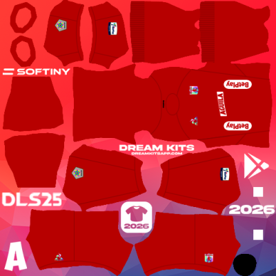 Kit Home América de Cali 2025 Dream League Soccer / DLS 2025