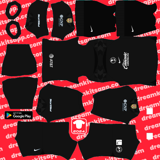 Kit / Uniforme POR Local America 2023-2024 Dream League Soccer 2024