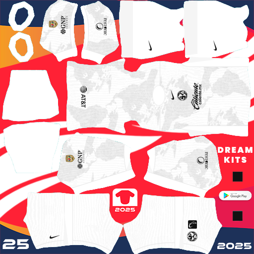 Kit / Uniforme POR Local America 2024-2025 Dream League Soccer 2024