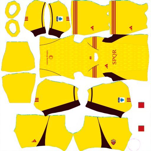 AS Roma GK Home kit 2023-2024 Dream League Soccer 2025