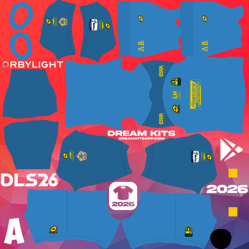 Kit Goalkeeper Third Atlético Bucaramanga 2026 Dream League Soccer / DLS 2026 512x512 PNG