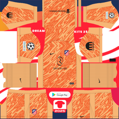 Atletico de Madrid GK Special kit 2024-2025 Dream League Soccer 2019 / FTS