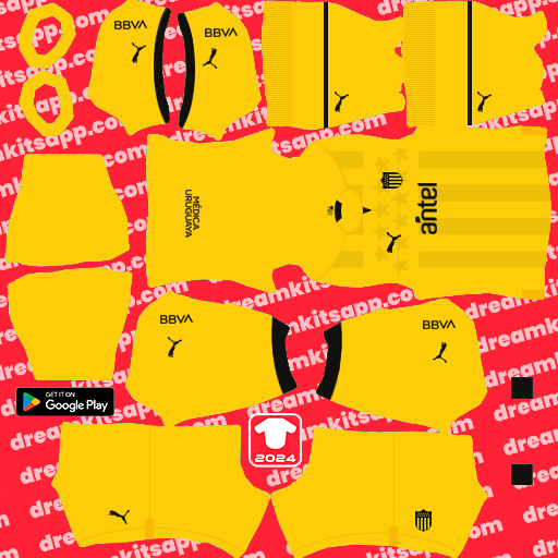 Atlético Peñarol Third kit 2024 Dream League Soccer 2025