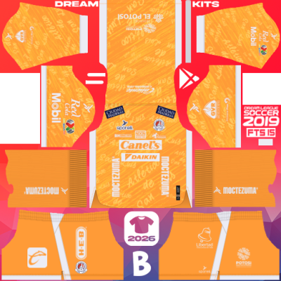 Kit / Équipement GB Extérieur Atlético San Luis 2025-2026 Dream League Soccer 2019 DLS / FTS