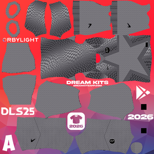 Kit / Uniforme Portero Local Australia 2026 Dream League Soccer / DLS 2026 512x512 PNG