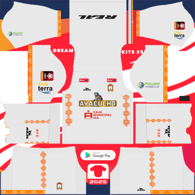Kit Home Ayacucho FC 2025 Dream League Soccer 2019 DLS / FTS