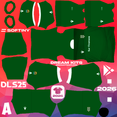 Kit / Équipement Extérieur Banfield 2025 Dream League Soccer / DLS 2025 512x512 PNG