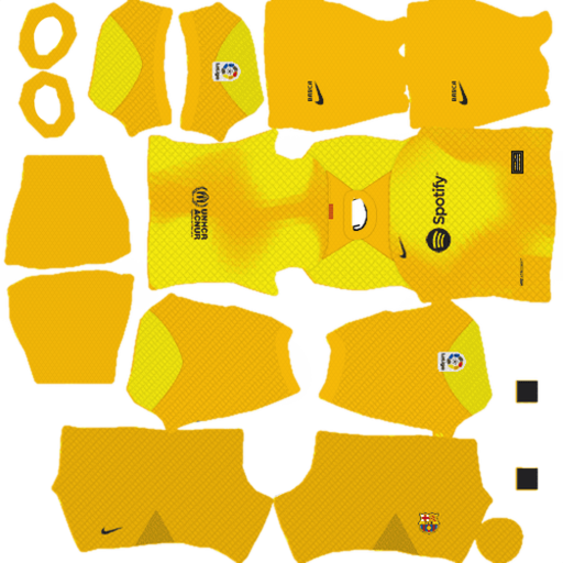 Barcelona GK Home kit 2022-2023 Dream League Soccer 2025