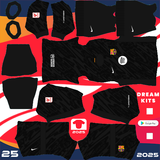 Barcelona Kit / LaLiga EA Sports 2024-2025 / DLS 2025 | DREAM KITS