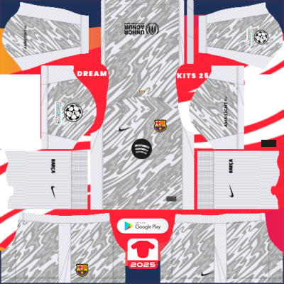 Barcelona GK Special kit 2024-2025 Dream League Soccer 2019 / FTS