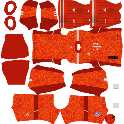 Kit / Uniforme POR Visitante Bayern Munich 2022-2023 Dream League Soccer 2025