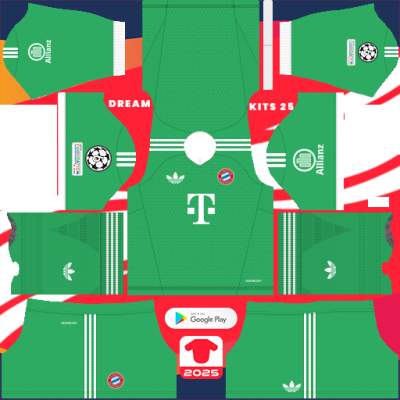 Bayern Munich GK Special kit 2024-2025 Dream League Soccer 2019 / FTS