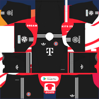 Bayern Munich GK Third kit 2024-2025 Dream League Soccer 2019 / FTS