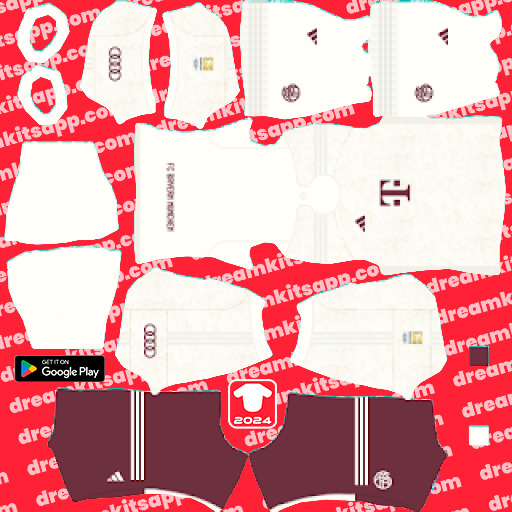 Bayern Munich Third kit 2023-2024 Dream League Soccer 2025