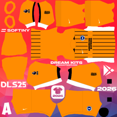 Kit Third Brighton Football Club 2025-2026 Dream League Soccer / DLS 2025