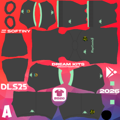 Kit / Equipamento Terceiro CA Aldosivi 2025 Dream League Soccer / DLS 2025 512x512 PNG