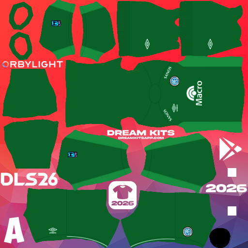 Kit Goalkeeper Third CA Belgrano 2026 Dream League Soccer / DLS 2026 512x512 PNG
