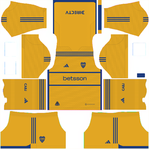 CA Boca Juniors Away kit 2023 Dream League Soccer 2019 / FTS