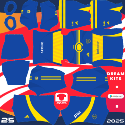 Kits Uniformes CA Boca Juniors Dream League Soccer DREAM KITS Kits Uniformes CA Boca Juniors Dream League Soccer DREAM KITS