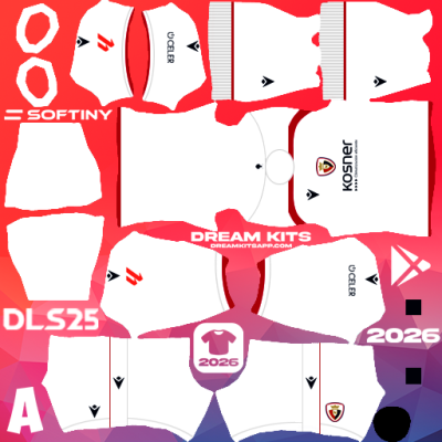 Kit / Équipement Troisième CA Osasuna 2025-2026 Dream League Soccer / DLS 2025