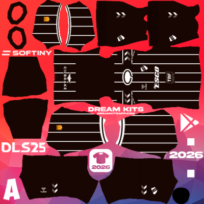 Kit / Équipement Extérieur CA Platense 2025 Dream League Soccer / DLS 2025 512x512 PNG