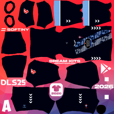 Kit Away Celta de Vigo 2025-2026 Dream League Soccer / DLS 2025