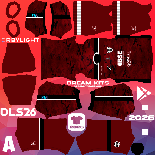 Kit / Équipement Extérieur Central Córdoba 2026 Dream League Soccer / DLS 2026 512x512 PNG