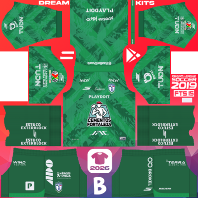 Kit / Equipamento GOL Terceiro CF Pachuca 2025-2026 Dream League Soccer 2019 DLS / FTS