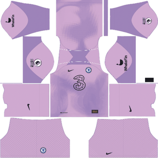 Kit / Uniforme POR Local Chelsea 2022-2023 Dream League Soccer 2019 / FTS