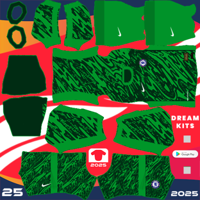 Kit / Équipement GB Troisième Chelsea 2024-2025 Dream League Soccer 2025