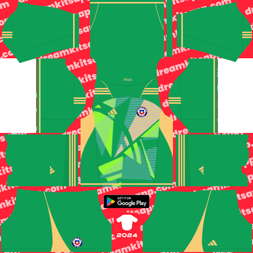 Chile GK Third kit 2024 Dream League Soccer 2019 / FTS