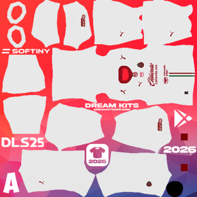 Kit Away Chivas de Guadalajara 2025-2026 Dream League Soccer / DLS 2025