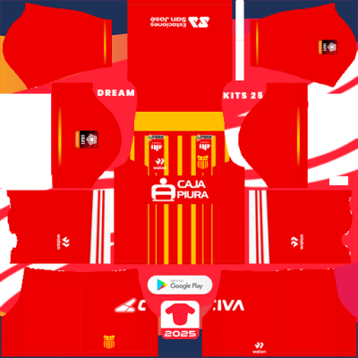 Kit Away Club Atlético Grau 2025 Dream League Soccer 2019 DLS / FTS